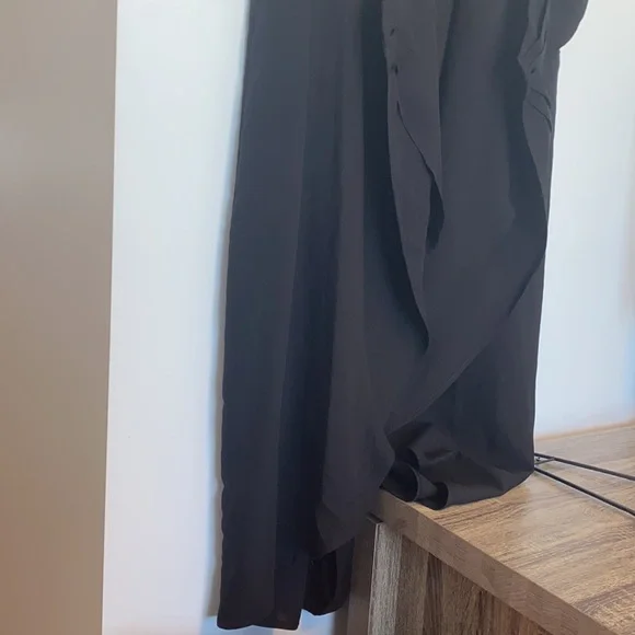 SALE ✨ Atmos&Here Iconic Brand Black midi wrap around button dress size 24 NWT - Picture 8 of 9